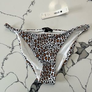 Aqua Swim Bloomingdales Exclusive Leopard Print Bikini Bottom, Size Medium